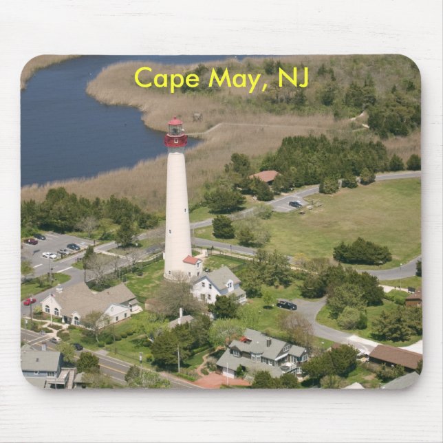 Cape May Lighthouse, Cape May, NJ Mouse Pad (Front)