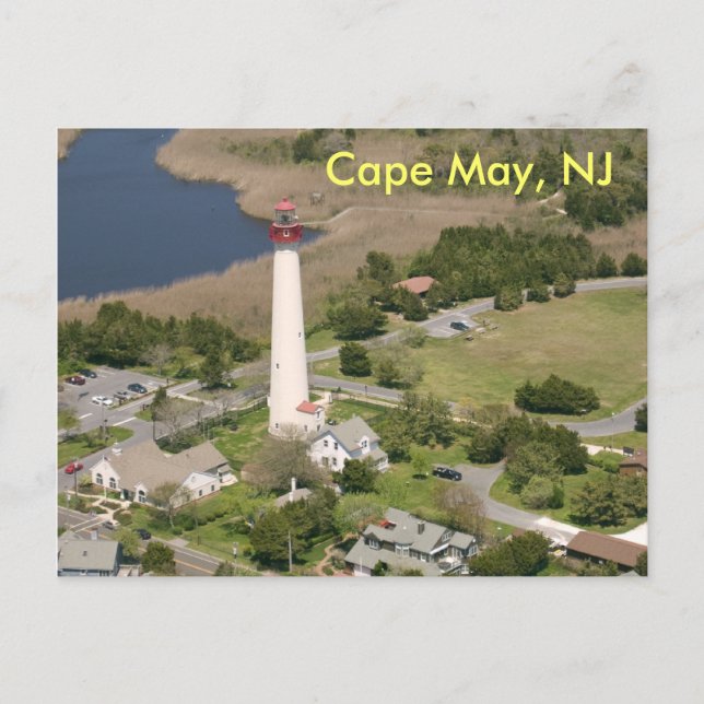 Cape May Lighthouse, Cape May, NJ Postcard (Front)
