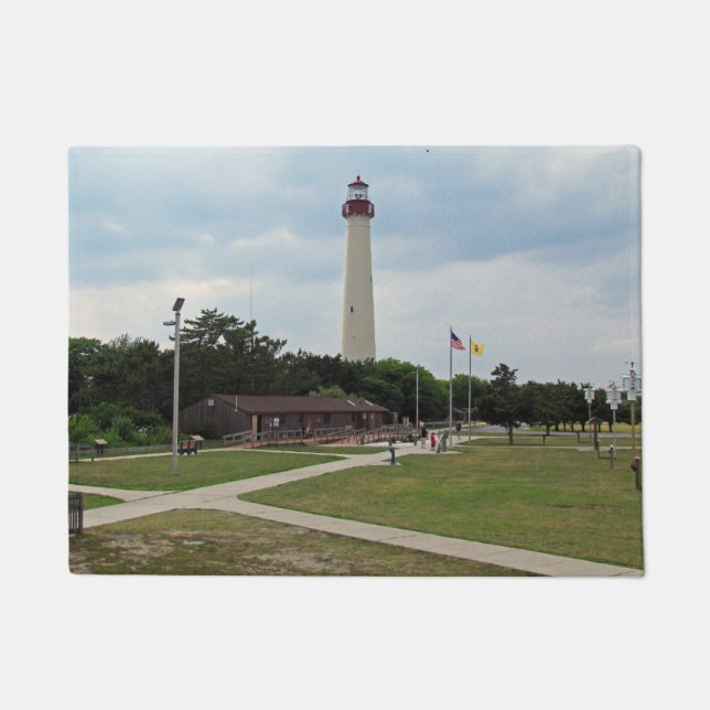 Cape May Lighthouse Doormat (Front)