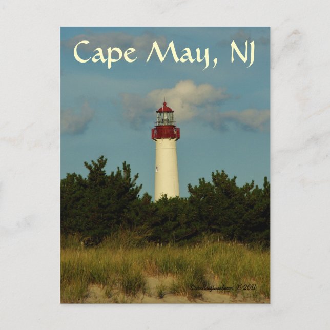 Cape May Lighthouse greeting card/postcard Postcard (Front)