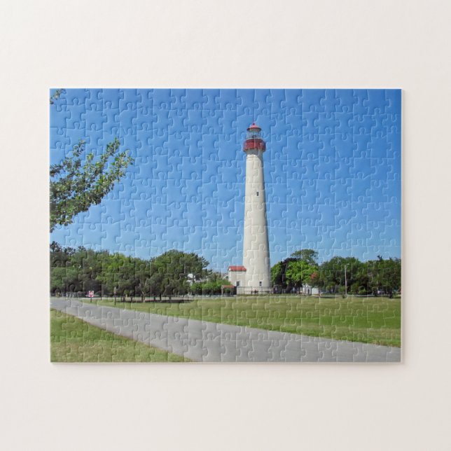 Cape May Lighthouse Jigsaw Puzzle (Horizontal)