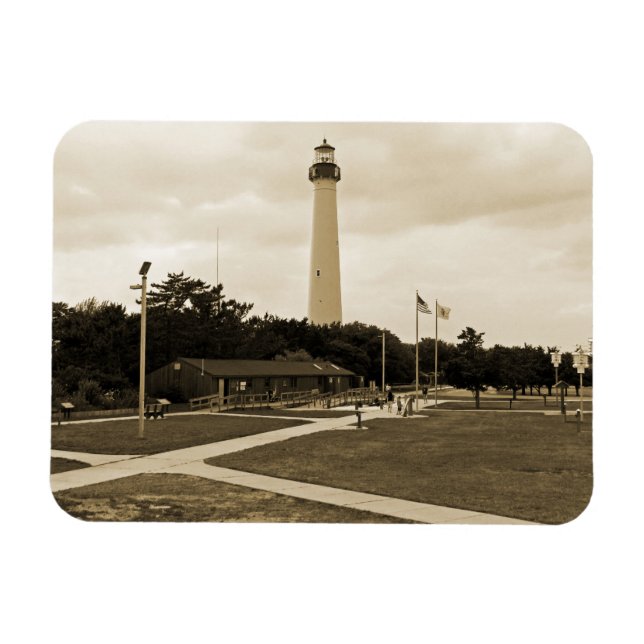 Cape May Lighthouse Magnet (Horizontal)