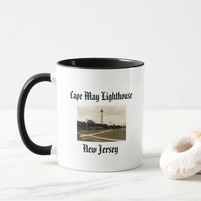 Cape May Lighthouse Mug (With Donut)