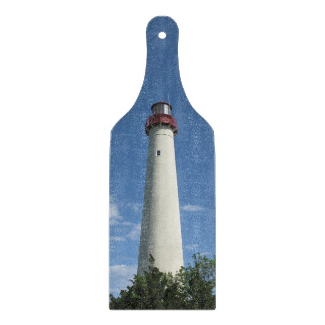 Cape May Lighthouse New Jersey Cutting Board (Front)