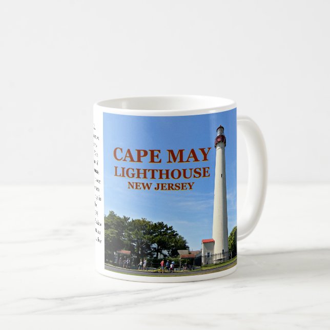 Cape May Lighthouse, New Jersey Mug (Front Right)