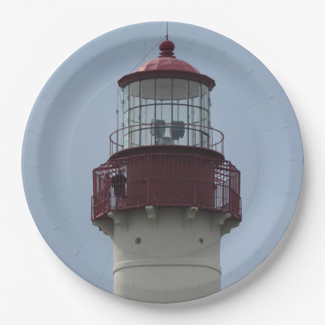 Cape May Lighthouse Paper Plate (Front)