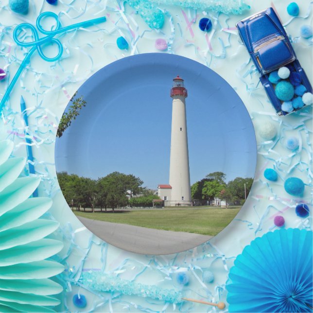 Cape May Lighthouse Paper Plate (Party)