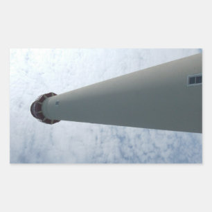 Cape May Lighthouse Rectangular Sticker