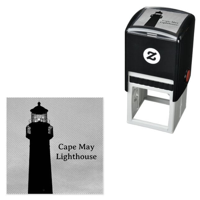 Cape May Lighthouse Self-inking Stamp  (In Situ)