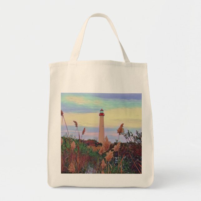 Cape May Lighthouse Tote Bag (Front)