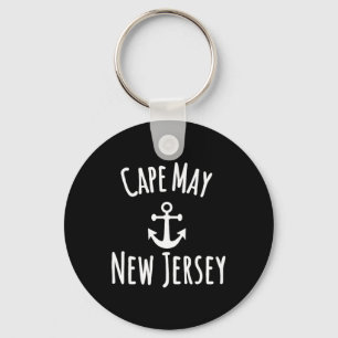 Cape May New Jersey Boating Sailing Nautical Key Ring