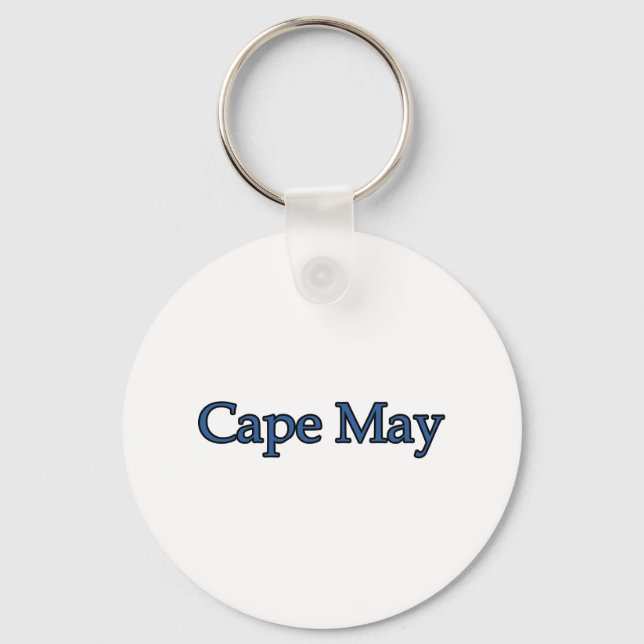 Cape May New Jersey Key Ring (Front)