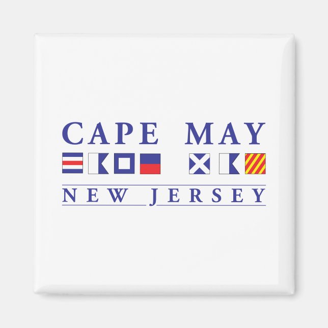Cape May New Jersey Magnet (Front)