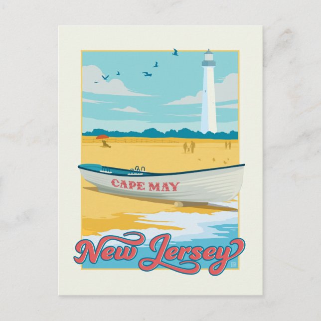 Cape May, New Jersey Postcard (Front)