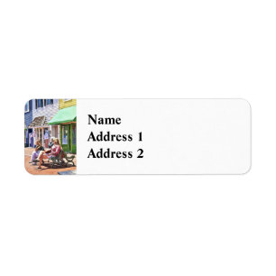 Cape May NJ - A Pleasant Afternoon at the Mall Return Address Label