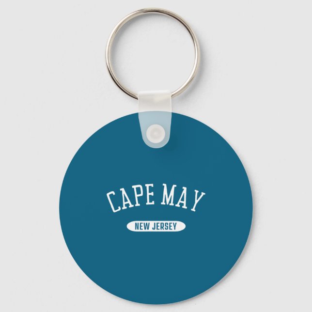 Cape May Nj Clic Cape May New Jersey  Key Ring (Front)