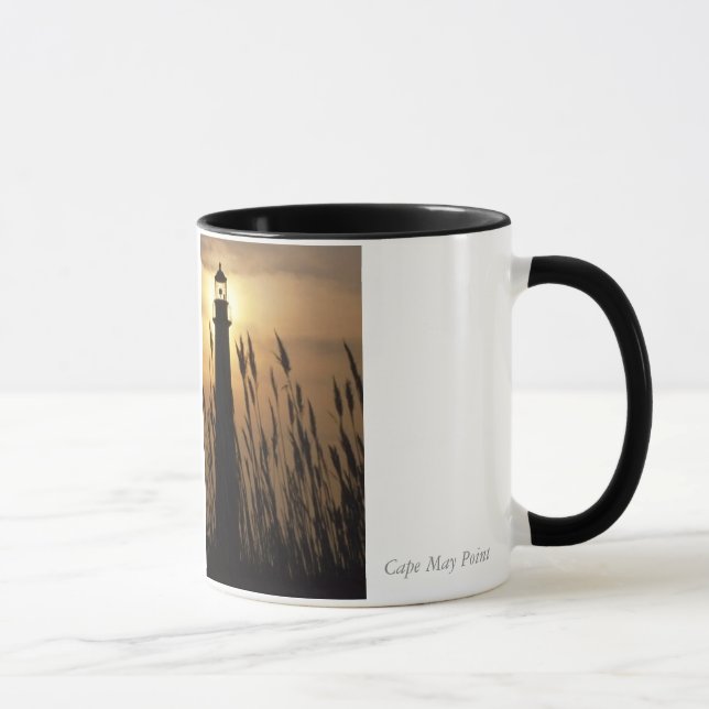 Cape May NJ Lighthouse at Sunset Mug (Right)