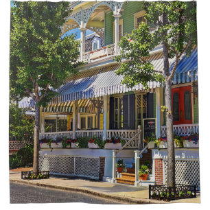 Cape May NJ – Restaurant on Jackson Street Shower Curtain