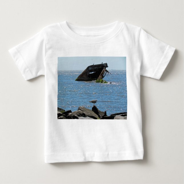 Cape May Shipwreck Baby T-Shirt (Front)