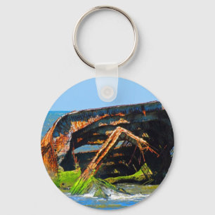 Cape May Shipwreck Key Ring