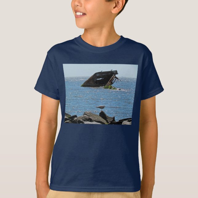 Cape May Shipwreck  T-Shirt (Front)