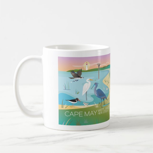 Cape May Wetlands 11oz or 15oz Mug (Left)