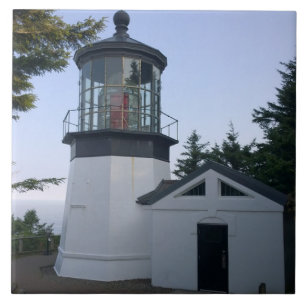 Cape Meares Lighthouse, OR Ceramic Tile