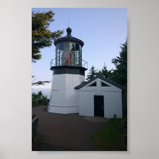 Cape Meares Lighthouse, OR Poster (Front)