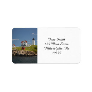 Cape Neddick Lighthouse Label