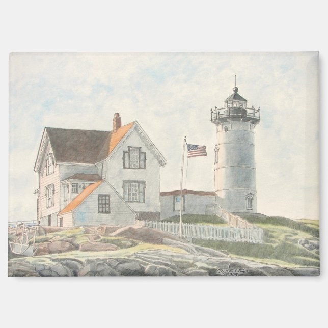 Cape Neddick Lighthouse Magnet (Front)