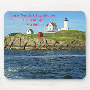 Cape Neddick Lighthouse the Nubble, Maine Mousepad