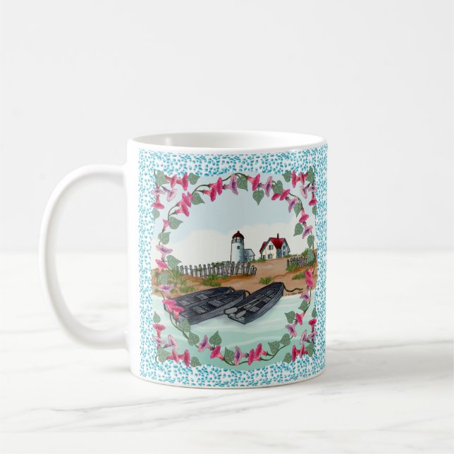 Cape Neddick Maine Lighthouse  mug (Left)