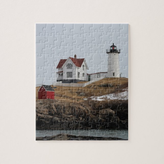 Cape Neddick - Nubble Light Jigsaw Puzzle (Vertical)