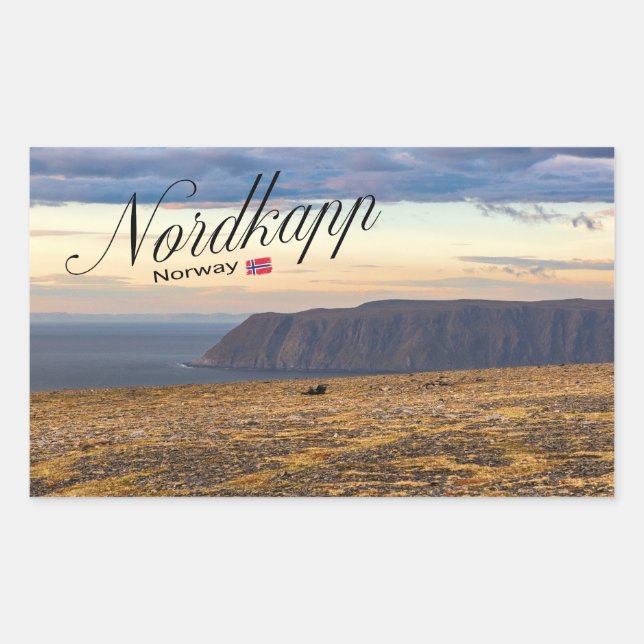 Cape North Rectangular Sticker (Front)