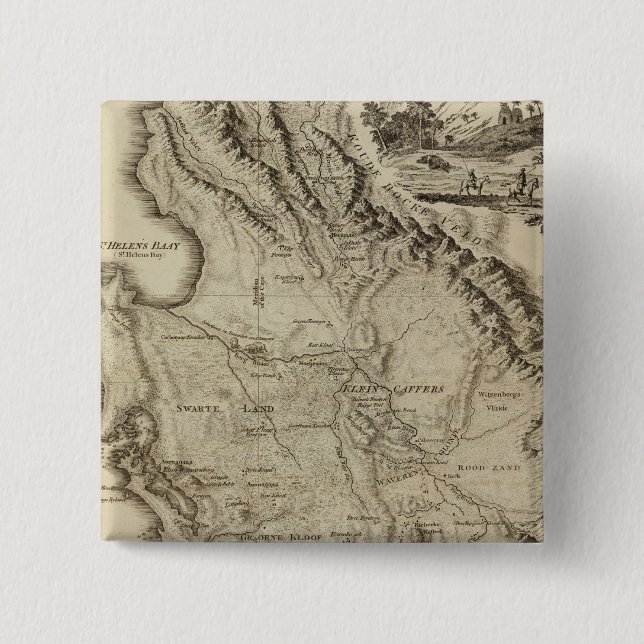 Cape of Good Hope 2 15 Cm Square Badge (Front)