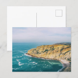 Cape on Atlantic Ocean landscape Postcard
