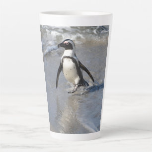 Cape Penguin  Latte Mug