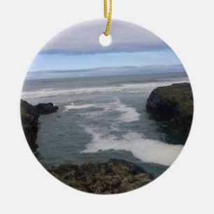 Cape Perpetua, Oregon Coast Ceramic Ornament