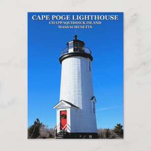 Cape Poge Lighthouse, Massachusetts Postcard