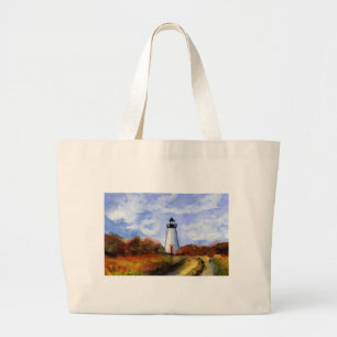 Cape Poge Lighthouse Tote Bag