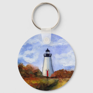 Cape Pogue Lighthouse Martha's Vineyard Keychains