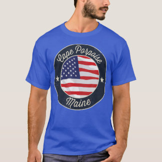 Cape Porpoise - Patriotic Maine Souvenir T-Shirt