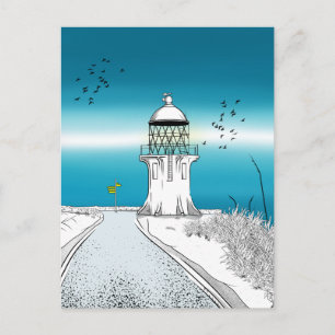 Cape Reinga Lighthouse New Zealand Postcard