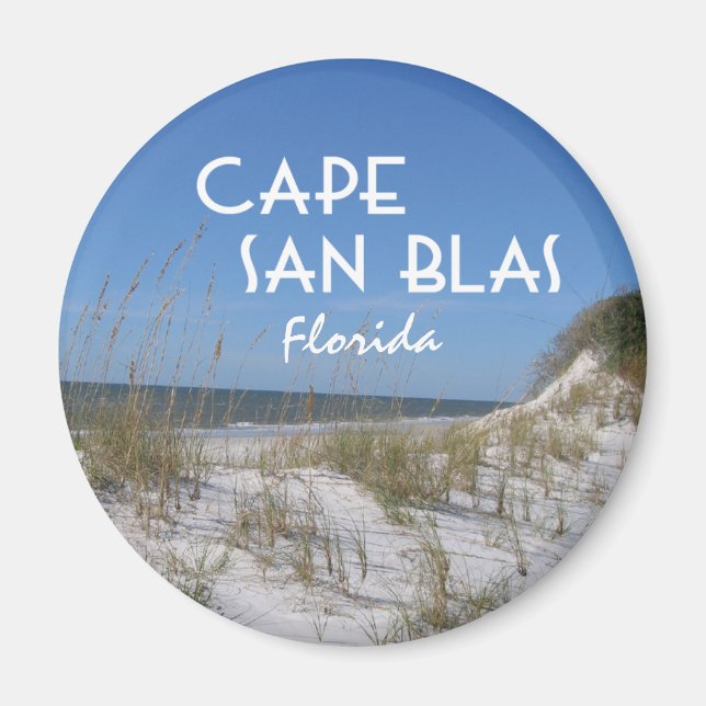Cape San Blas Florida Beach Dunes Magnet (Front)