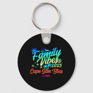 Cape San Blas Florida Family Vibes 2025 Vacation S Key Ring