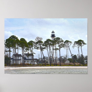 Cape San Blas, Florida, Lighthouse, Florida Poster