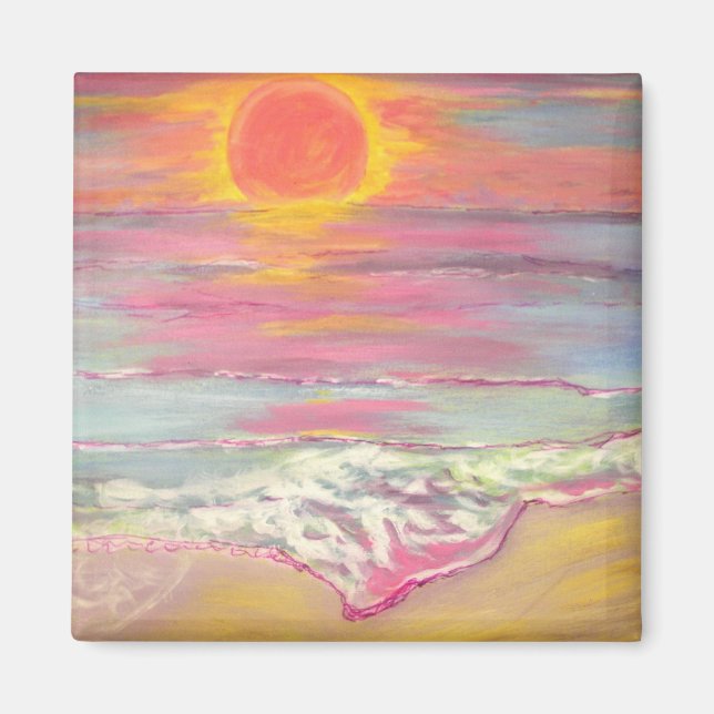 Cape San Blas Sunset Beach Magnet (Front)