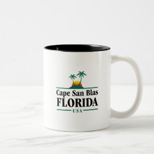 Cape San Blas Two-Tone Coffee Mug