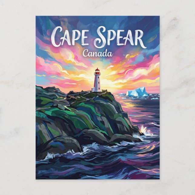 Cape Spear Lighthouse Canada Postcard (Front)