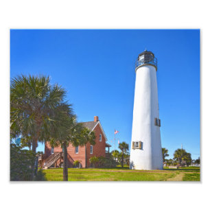 Cape St. George Lighthouse, Florida Photo Print